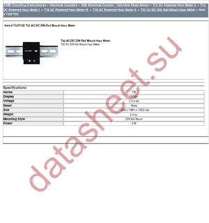 T32F72D datasheet  
